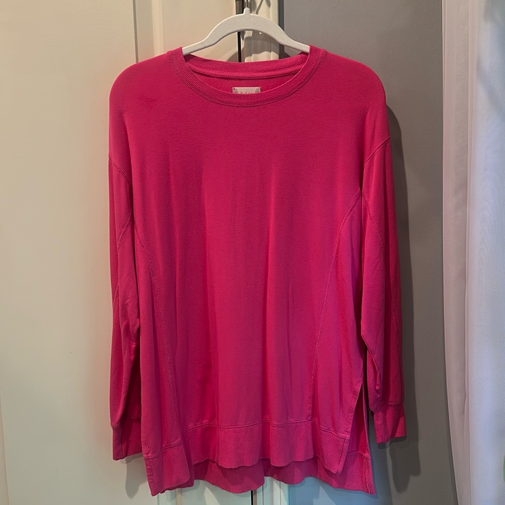 super soft but breathable and thinner. It is a little longer and lengthy